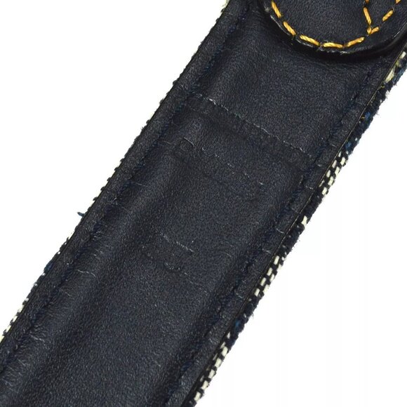 Christian Dior Trotter Belt Navy